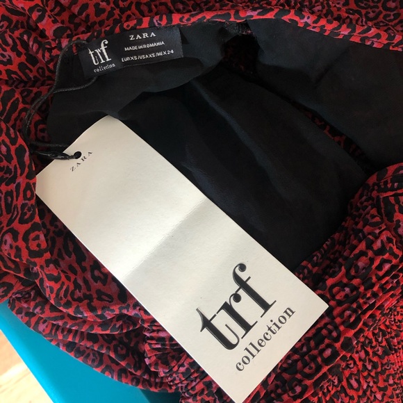 NWT Zara Animal Print blouse - Picture 5 of 5